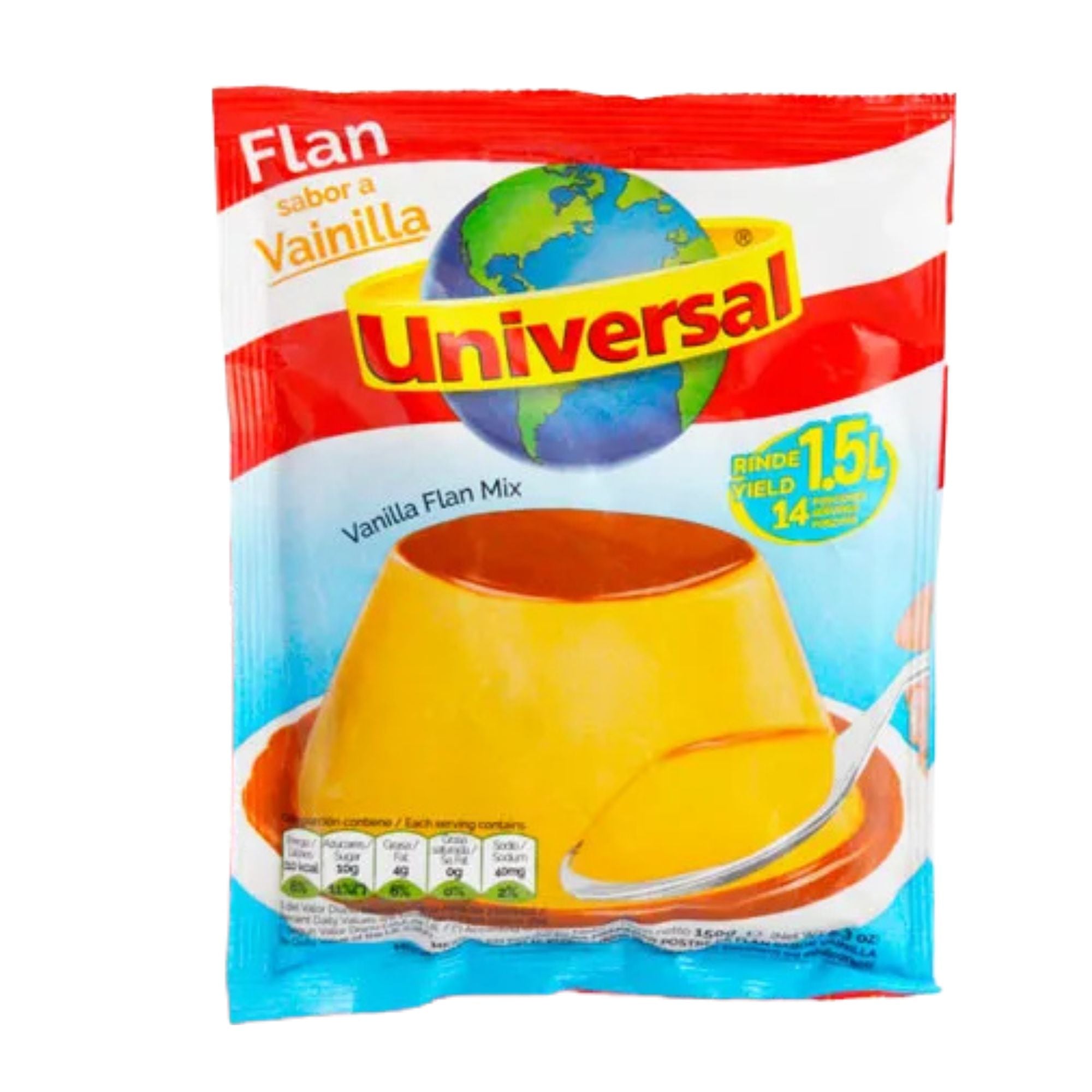 Flan Vanilla Flavor 150g