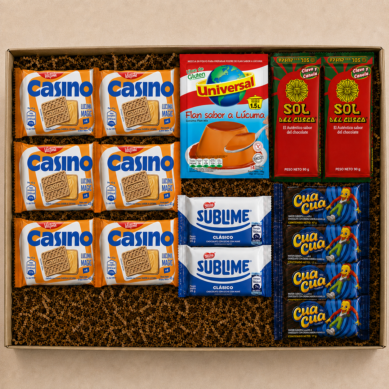 Pack Mini Peruvian Sweet Sampler Casino Lucuma 🧡