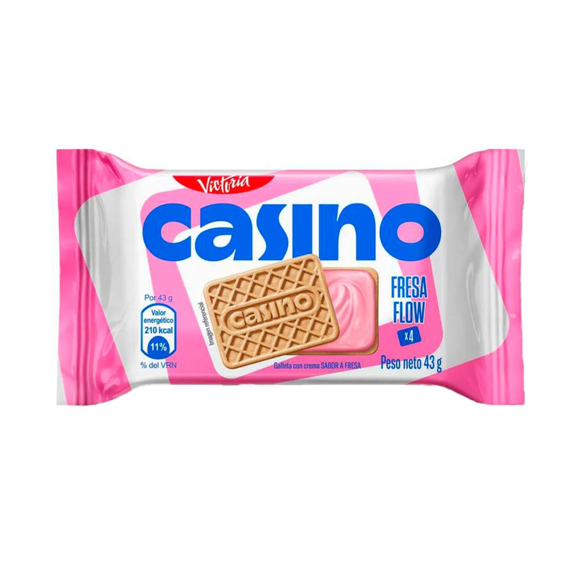 Casino Strawberry Biscuit x 6 unit 43g